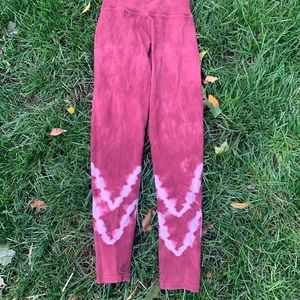 Electric & rose leggings